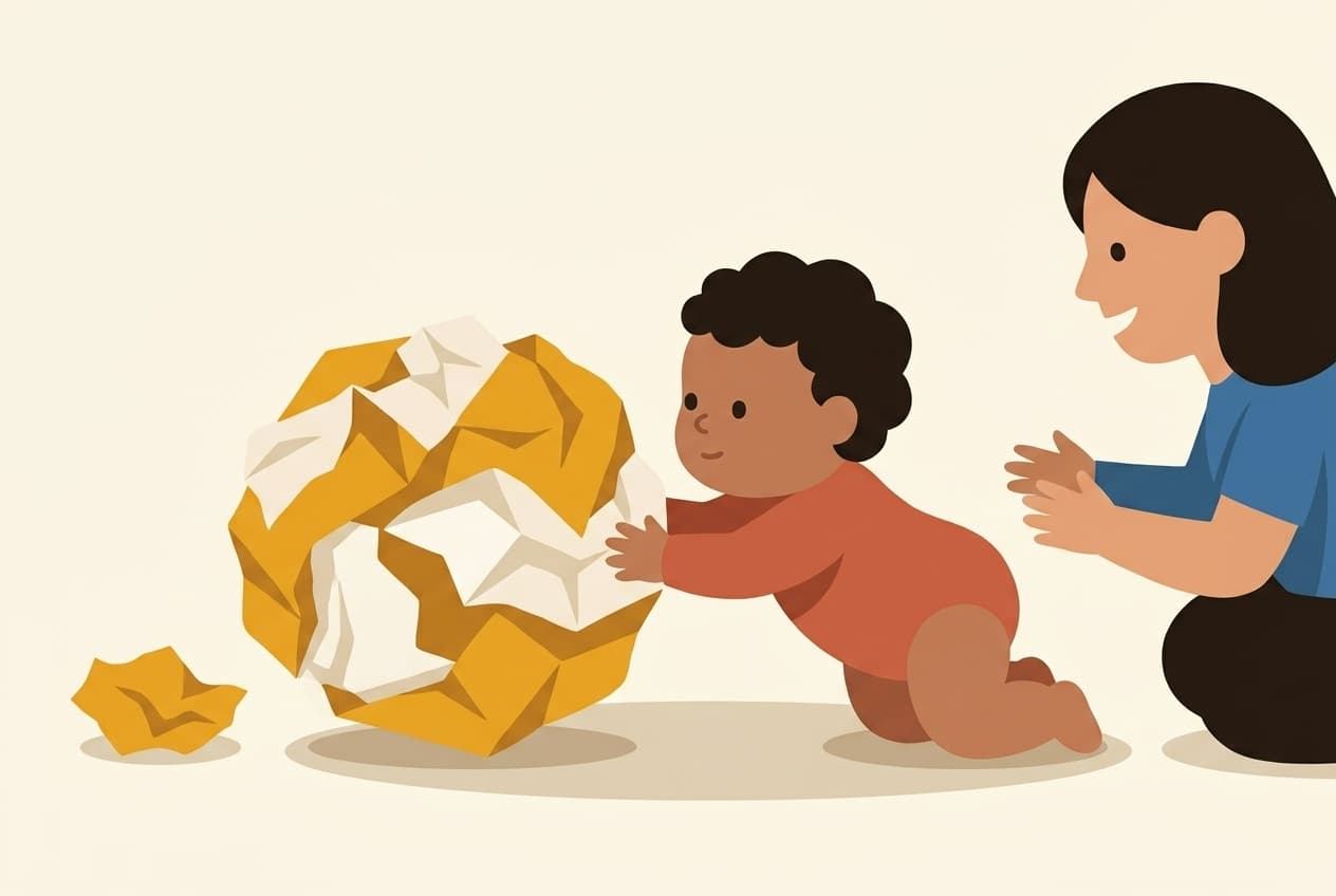 La grosse boule de papier à poursuivre