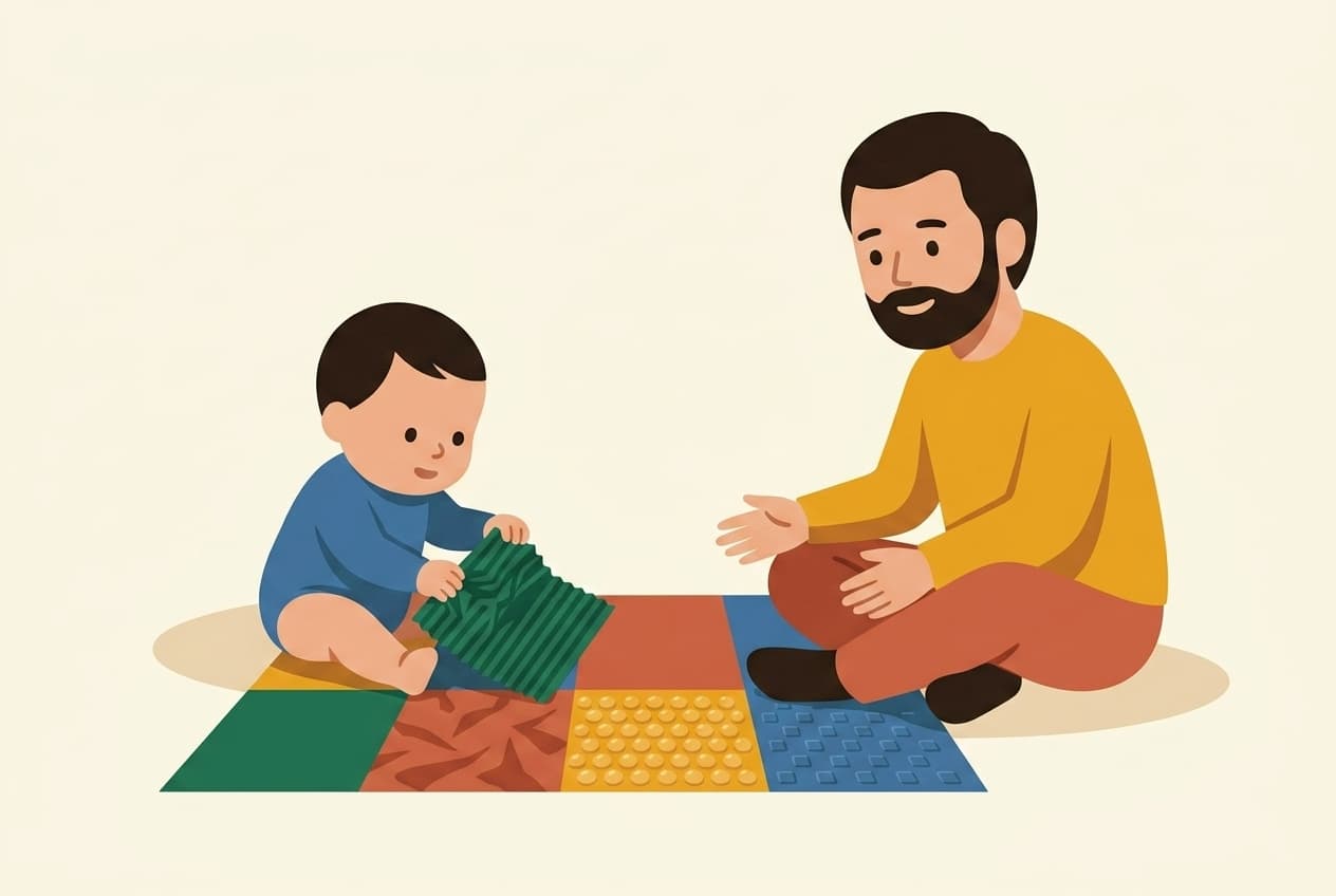 Le tapis des papiers à textures